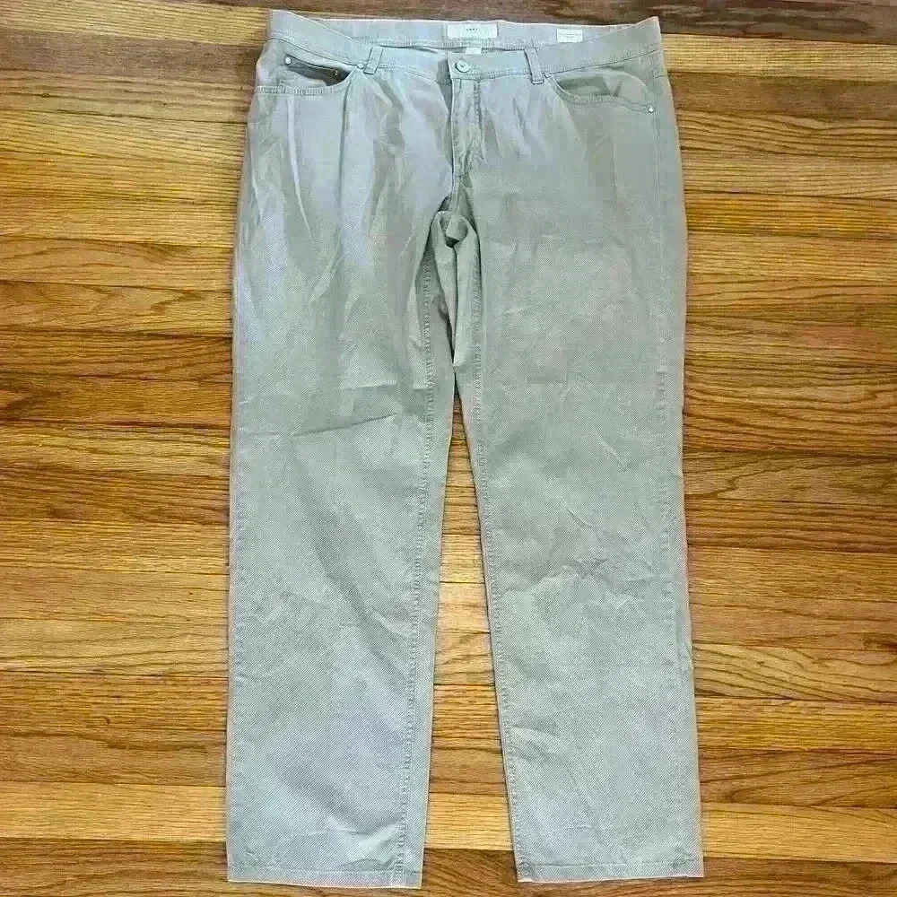 Brax Feel Good Cooper Pants Men's Size 40 x 31 Regular Cooper Fancy Stretch Tan